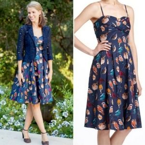 Maeve Anthro dress. Birds! Size 6